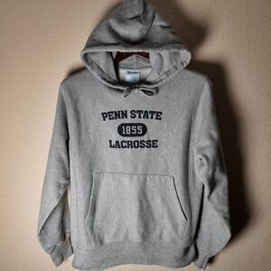 Penn State University‎ Champion Reverse Weave Hoodie Sz S Small Lacrosse EGERER